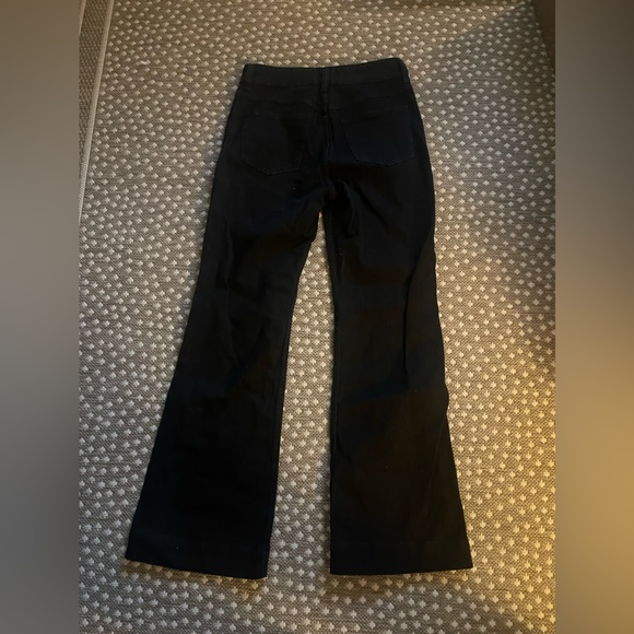 J crew super flared jeans either trouser pocket size 28 black - Picture 3 of 4